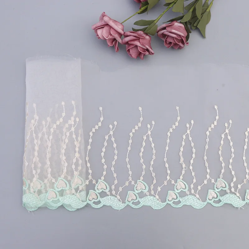1 Размер свадебная кружевная ткань серый зеленый розовый цвет кружевное платье