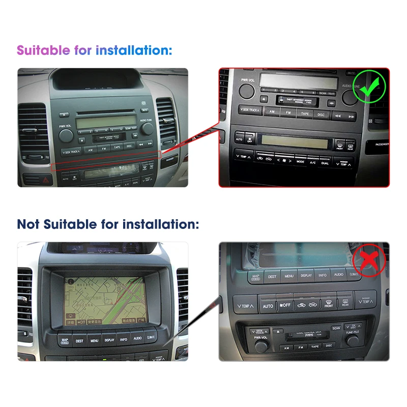 Jansite 9 &quot4G RDS автомобильное радио для Toyota Land Cruiser Prado 2004 2009 Авторадио Android сенсорный