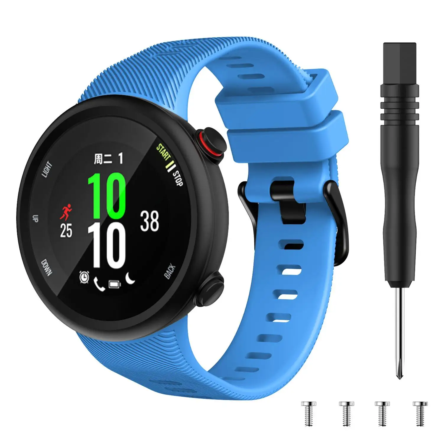Replacement Watch Strap band for Garmin Swim 2 / Forerunner 45 soft Silicone Smart Wristbands Correa Bracelet +tool Wrist | Наручные часы