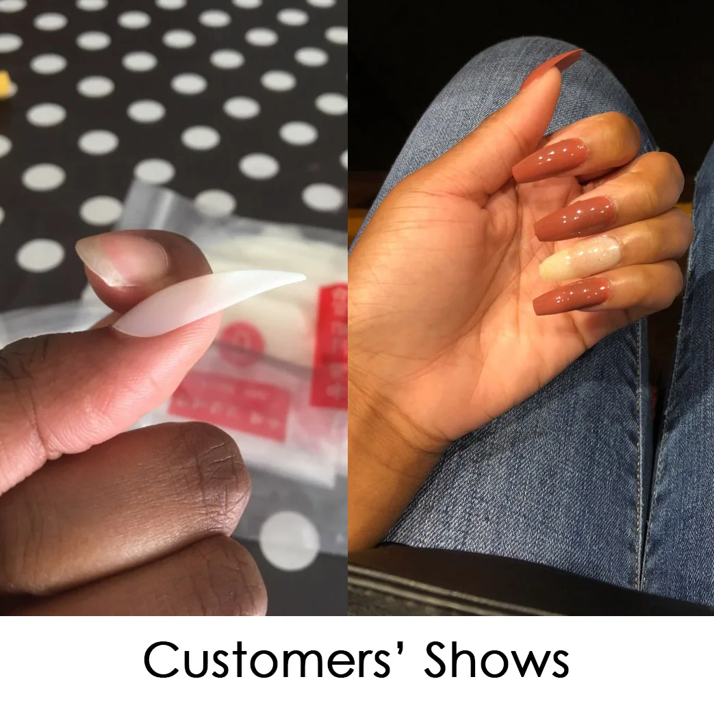 600 шт/упаковка полное покрытие балерины накладные ногти искусство советы