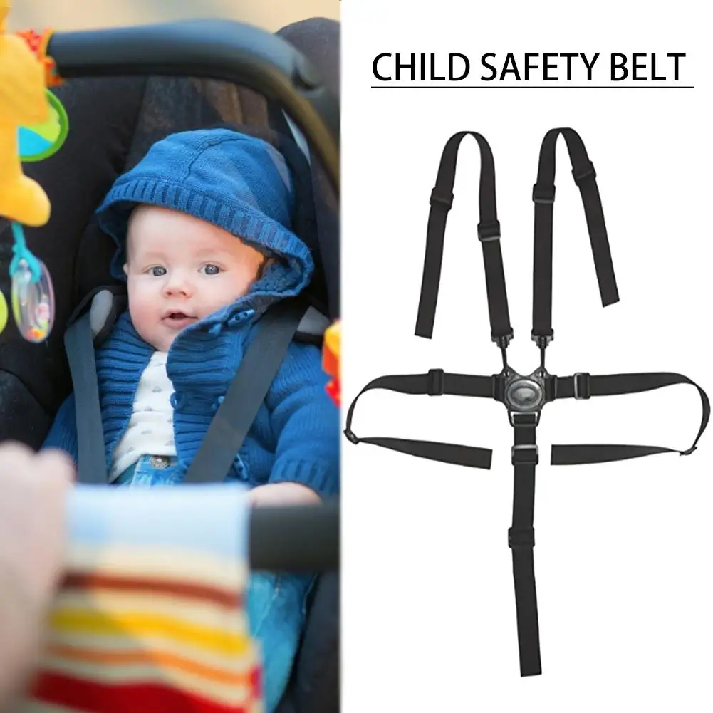 Car Baby Safety Stroller  Seat Strap Belt Durable Harness Chest  Safe Buckle for Baby Kids Children Safety Strap Car Accessories images - 6