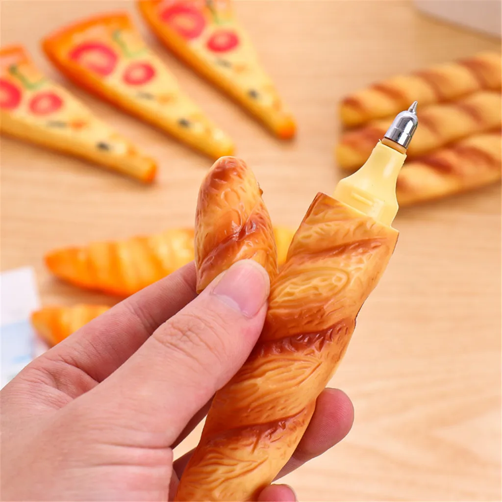 

Food Bread Pizza Shaped Ballpiont Pens Gel Pen Kids Student Wrinting Supplies Material Escolar Dropship #8