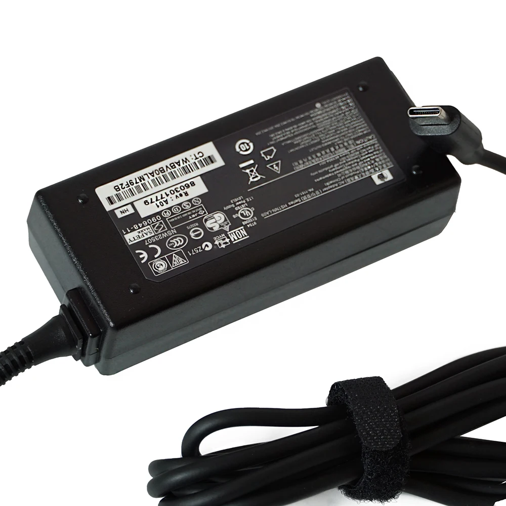 Оригинальный адаптер питания переменного тока 45 Вт USB Type-C для HP Spectre 12-a000 x2 13-v000