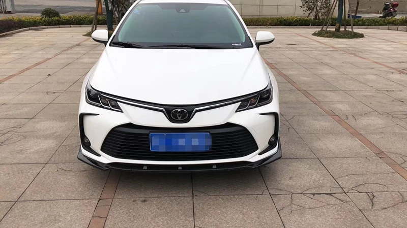 Спойлер 2019-2020 для Toyota Corolla ABS задний спойлер диффузор на передний бампер защитные