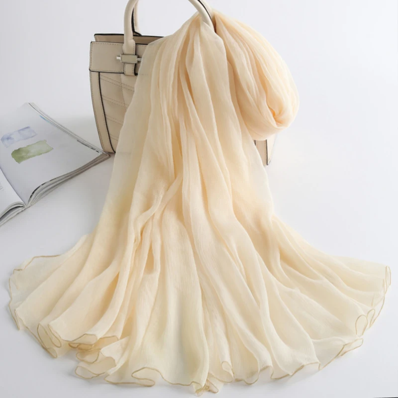 Роскошный брендовый летний женский парео пляжный шарф женские шали для защиты от