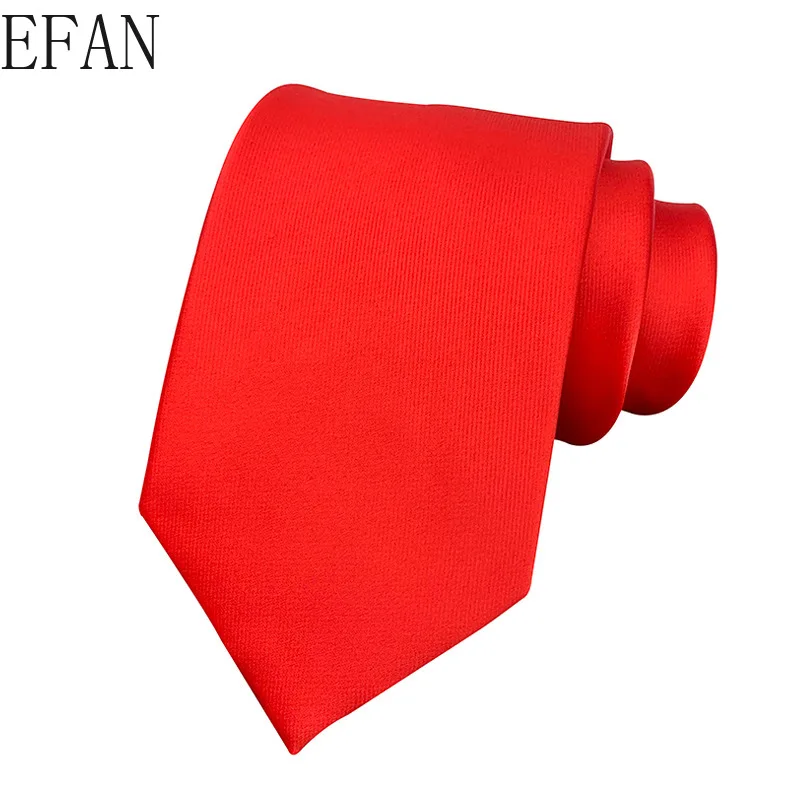 

8cm Classic Glossy Solid Color Casual Men's Ties Business Formal Luxury Wedding Tie Jacquard Necktie Daily Wear Cravat Party Tie