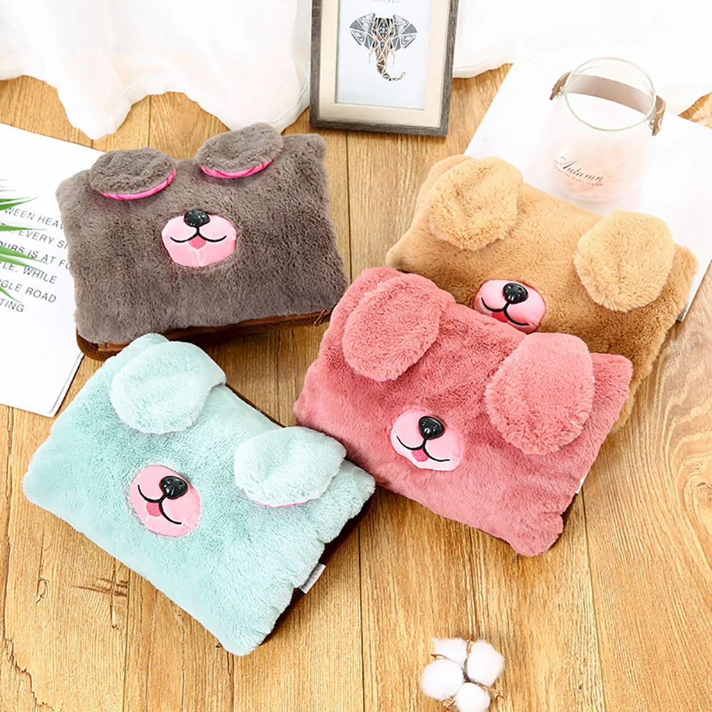 Saim теплая сумка для воды с рисунком милая плюшевая бутылка горячей зарядки