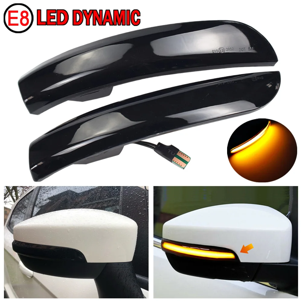 Светодиодный динамический сигнал поворота светильник &quotбегущая вода&quot мигалка