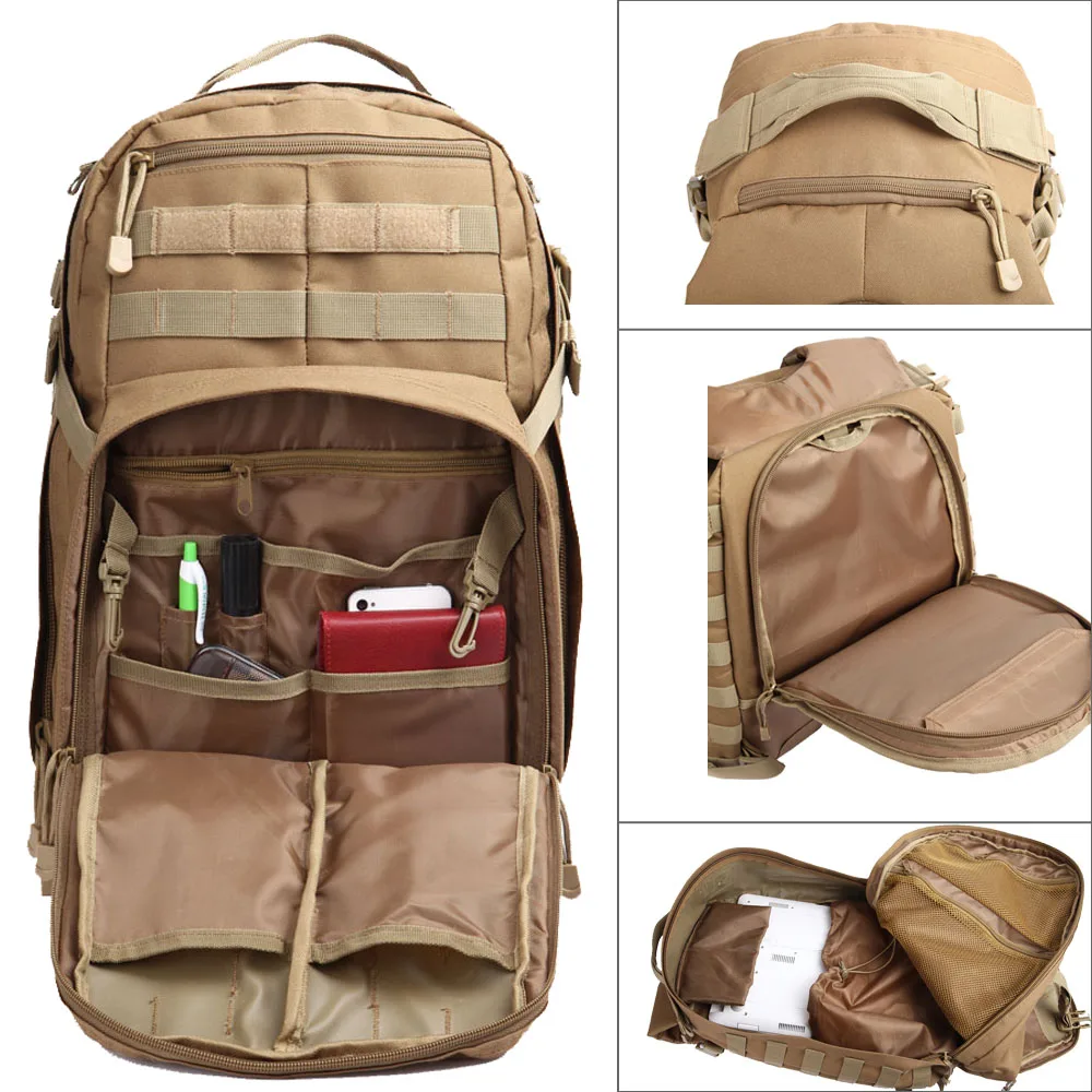 Тактический рюкзак ROCOTACTICAL Molle, тактический рюкзак, походный рюкзак, походный военный рюкзак