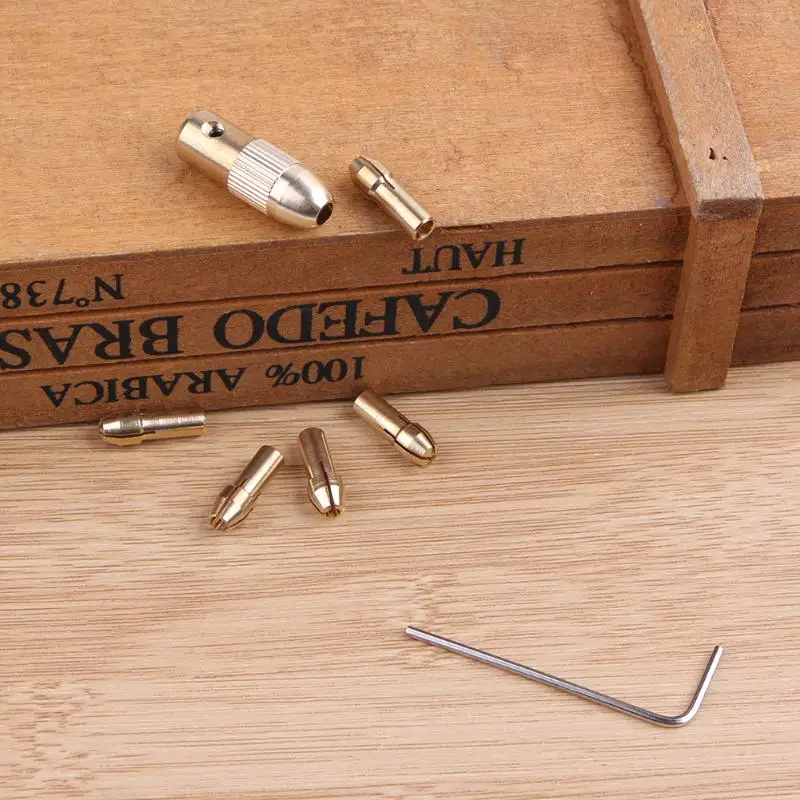 5 шт./компл. 0,5-3mm небольшой электрический сверло цанги микро сверла сверлильный патрон