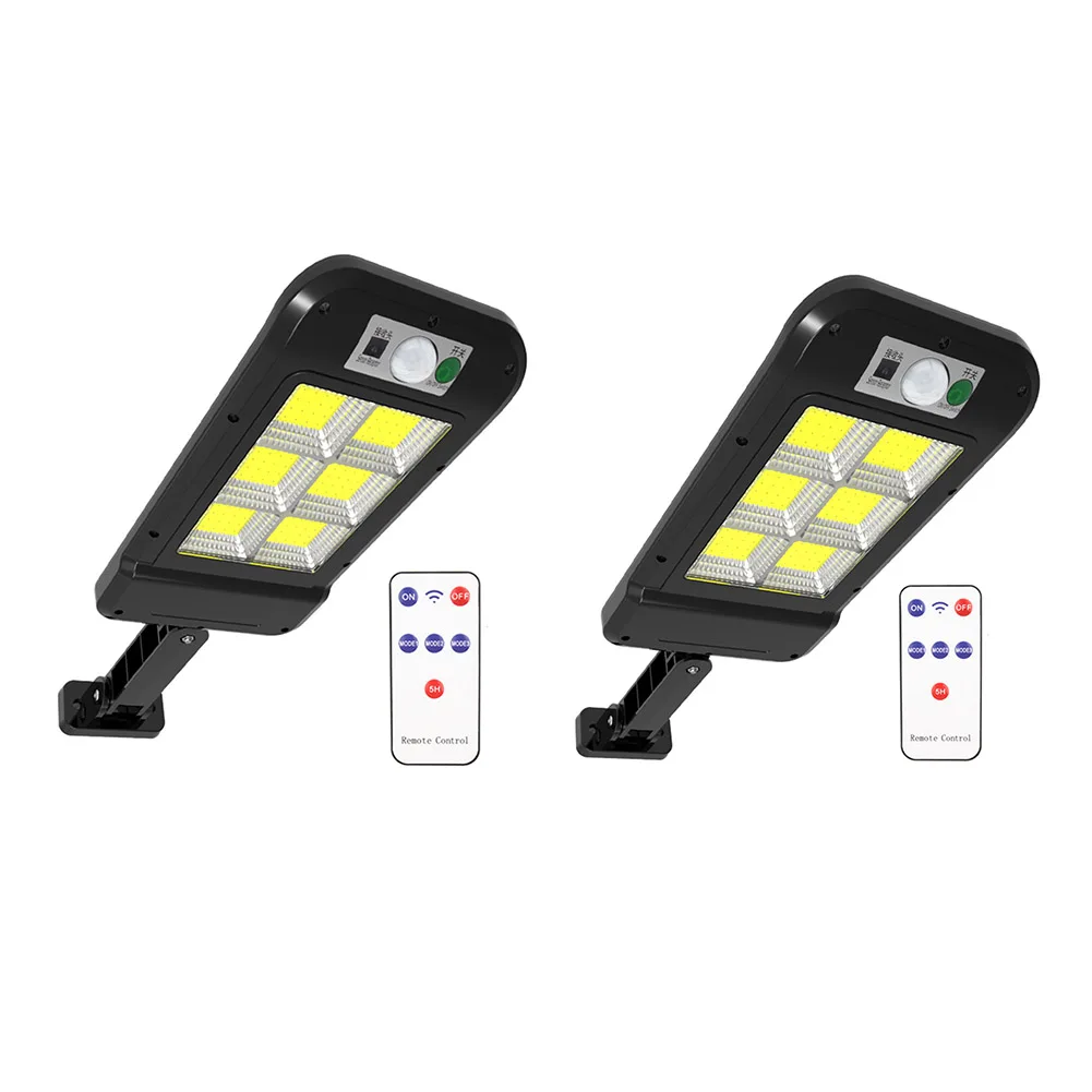 

Waterproof Solar COB Wall Light Human Motion Sensor Remote Control Security Lighting Lamp for Outdoor Garden Yard Street Path