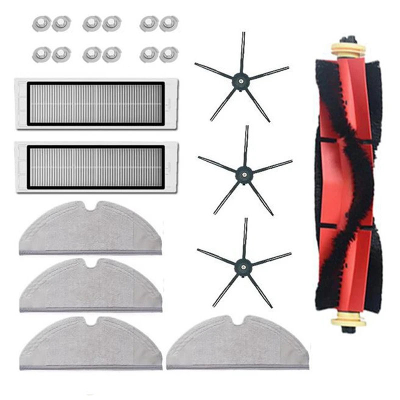 

High Quality Removable Main Brush Washable HEPA Filter for Xiaomi Roborock S6 S60 S65 S5 MAX Mopping Cloth Spare Parts