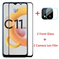 for realme c11 2021 glass for realme c11 2021 tempered glass screen protector camera len film for realme c25 c21 narzo 30 gt 5g