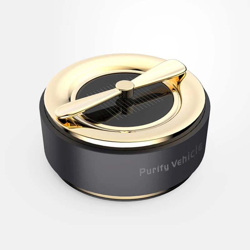 Металлический освежитель воздуха на солнечной батарее для автомобиля арома