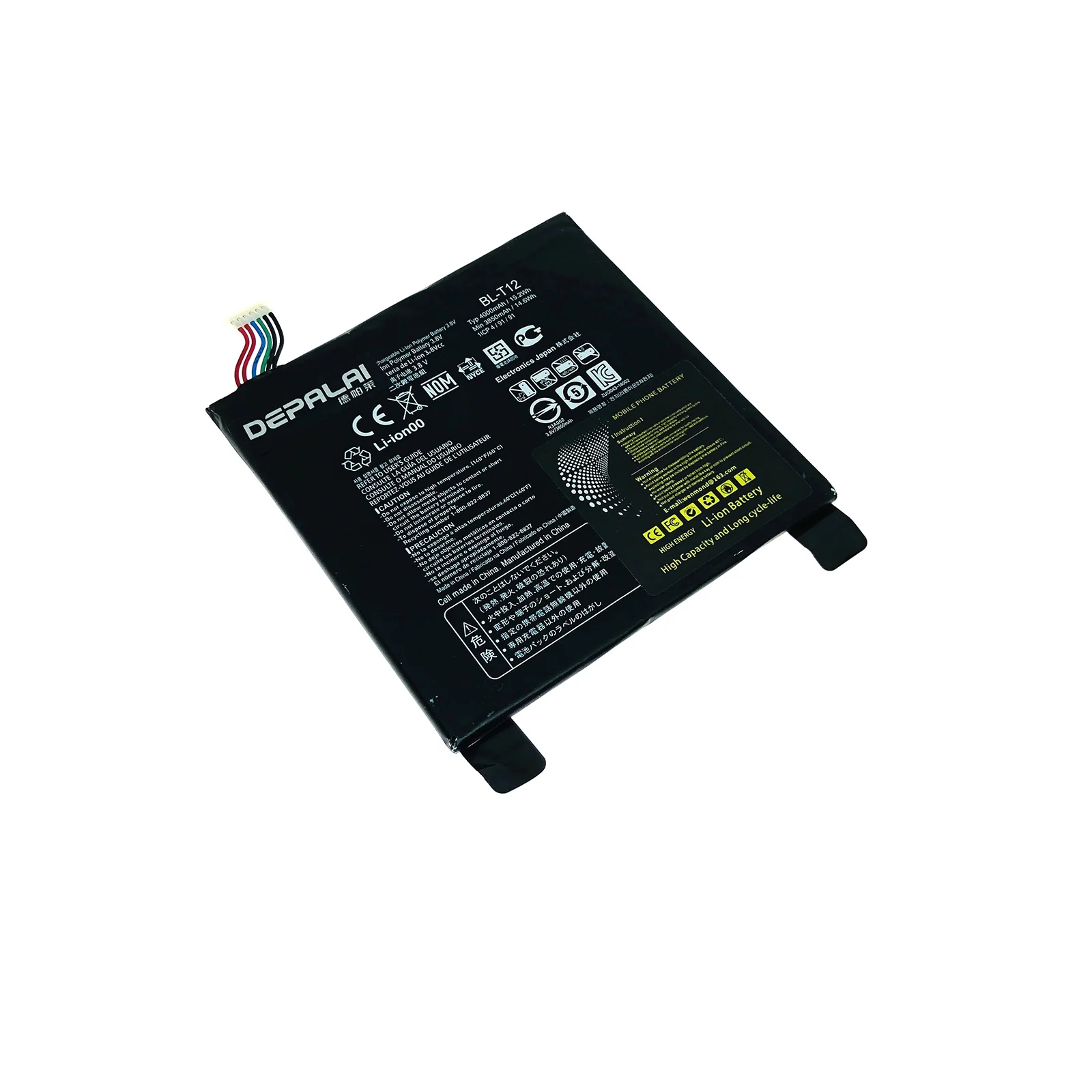 Оригинальный литий ионный аккумулятор для LG G pad 7 0 V400 V410 BL T12 4000mAh|Аккумуляторы