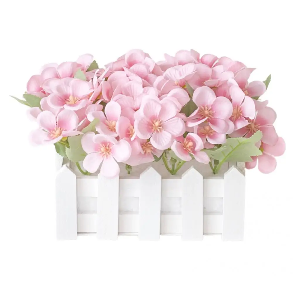 

No Water Need Useful Fade-less Fake Flower Pot Decor Wear-resistant Fake Plant Pot European Style for Home