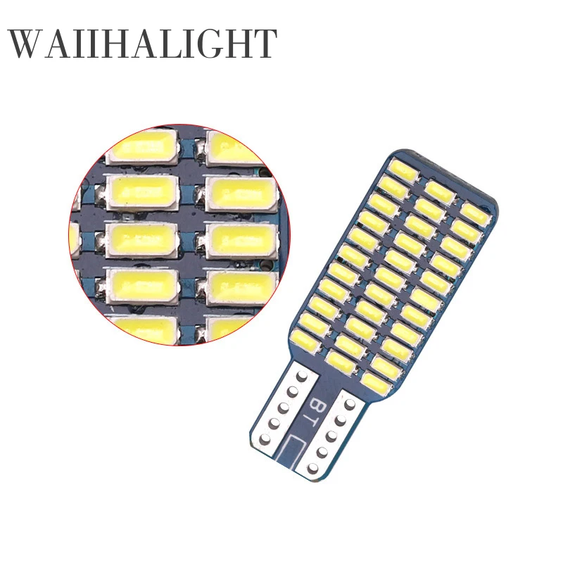 10 шт. светодиодные лампы с Canbus W5W T10 33 SMD 3014 купольная карта лампа для чтения