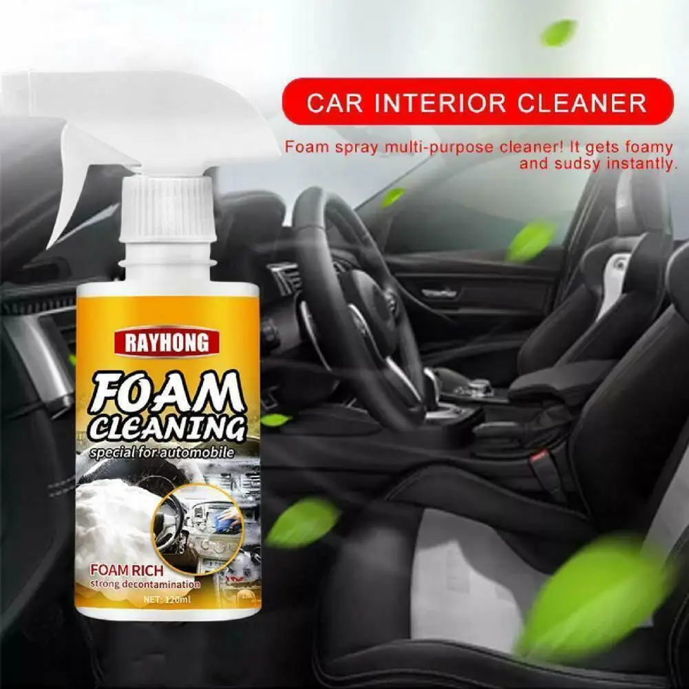 

60ML/120ML Foam Cleaner Multi Purpose Deep Cleaning Eco-friendly All-purpose Auto Interior Cleaner for Car