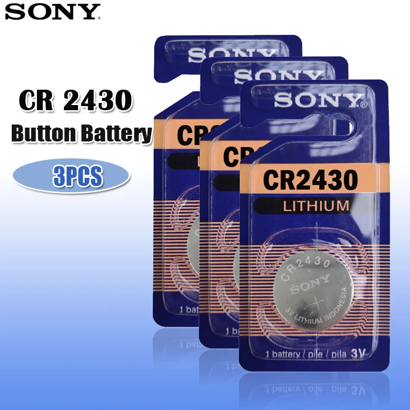 Оригинальные Смарт-часы Sony CR2430 DL2430 CR 2430 3 в литиевая батарея для наушников игрушек