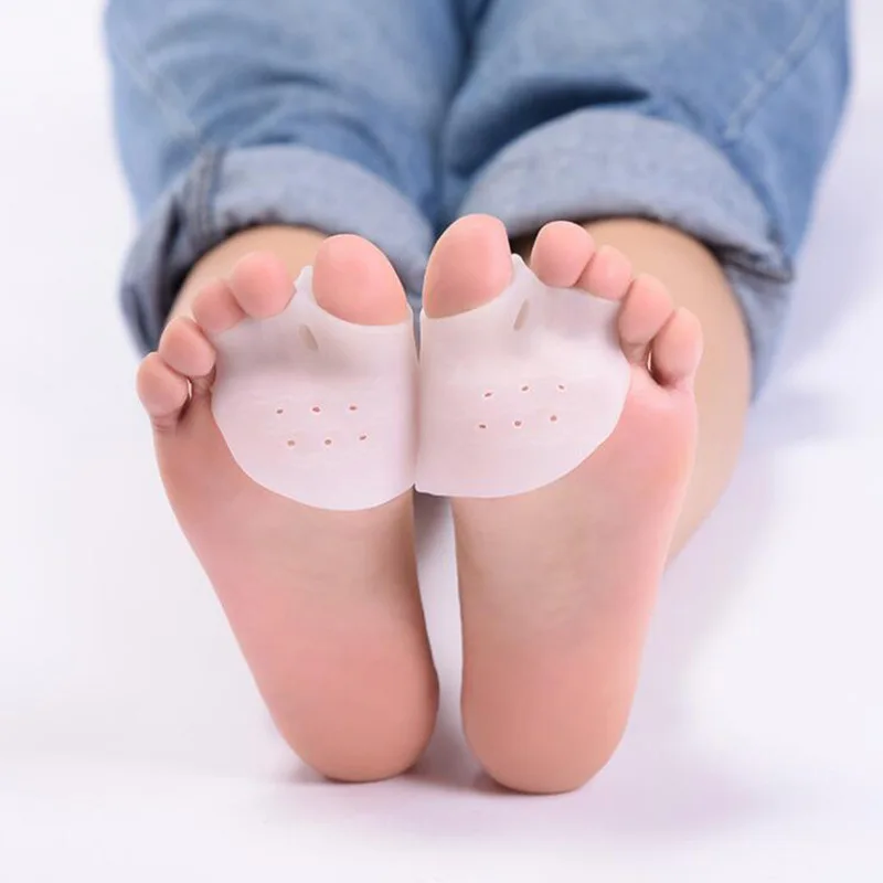 2Pcs Gel Foot Care Tool Bunion Corrector Bone Big Toe Protector Hallux Valgus Straightener Spreader Pedicure | Красота и здоровье