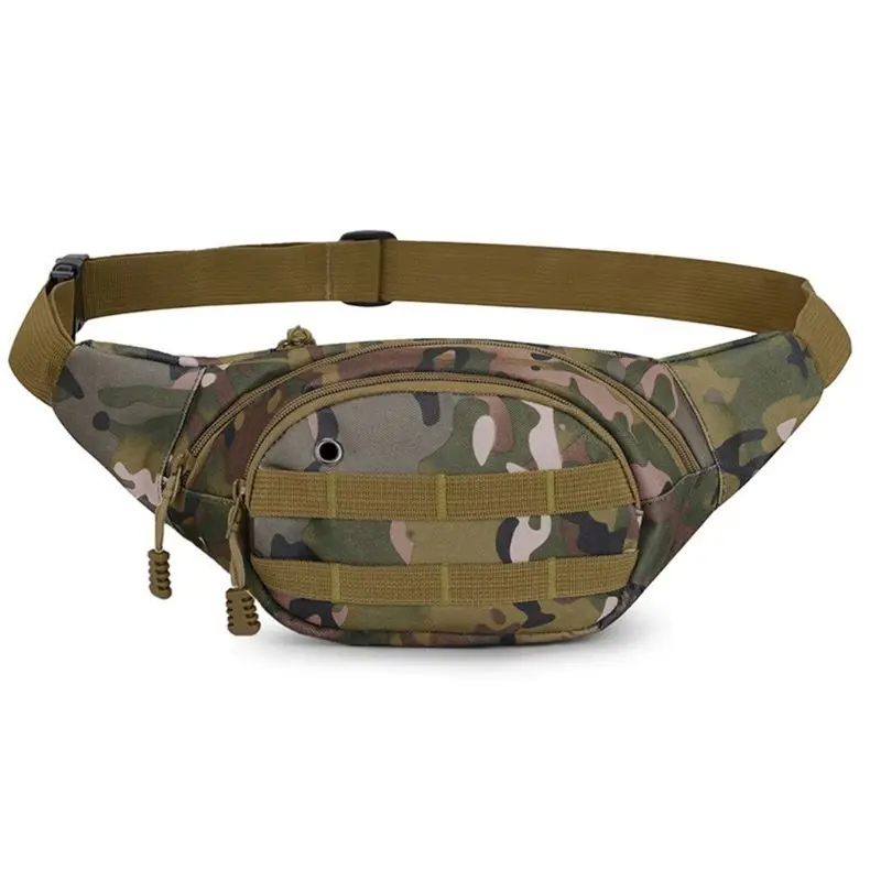 

Man's Tactical Waist Bag Outdoor Fanny Pack Phone Pouch Belt Shoulder Bags Chest Bumbag
