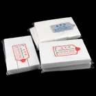 5 упаковок, хлопковые салфетки, средство для снятия гель-лака, безворсовые салфетки, очищающие Бумажные Прокладки, инструменты для маникюра и дизайна ногтей