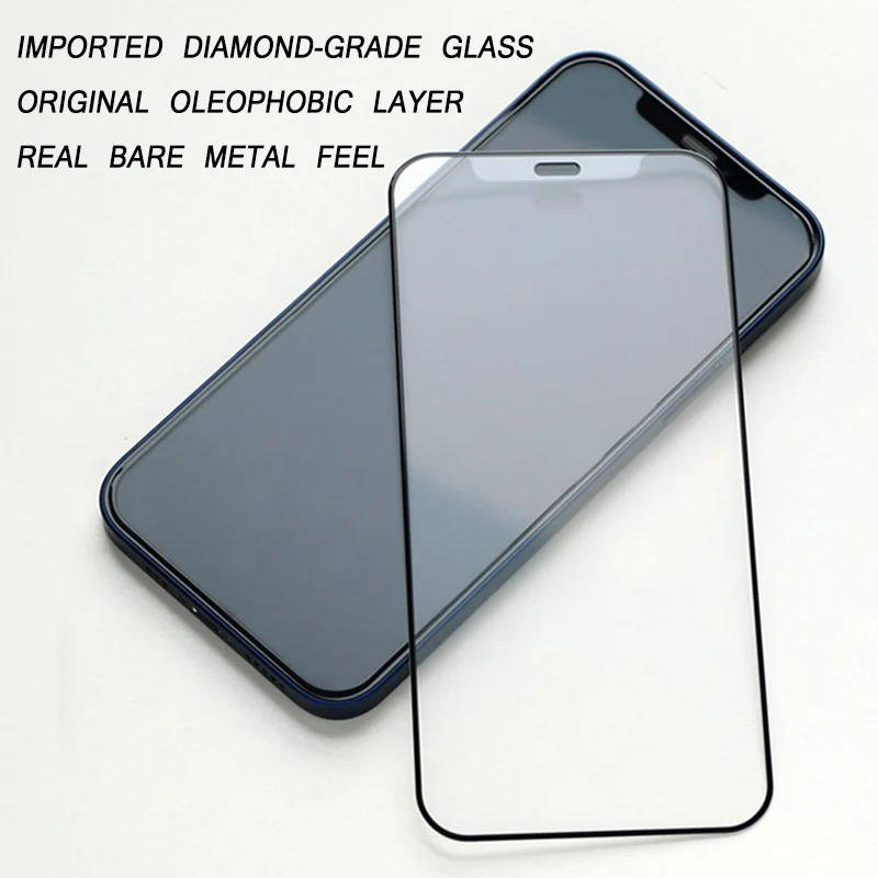 30D Full Cover Protective Glass For iPhone 11 12 13 14 Pro Max X XR XS Screen Protector On iPhone 13 Pro XR 6S 7 8 Plus SE Glass