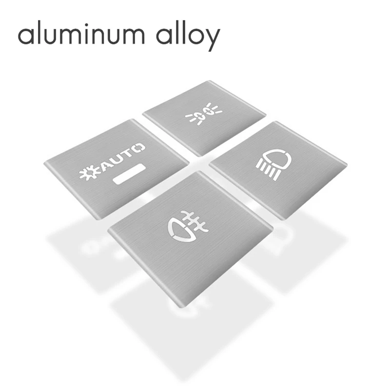 

For-Porsche Cayenne 2018-2021 Car Accessories Headlight Console Switch Panel Sticker Trim