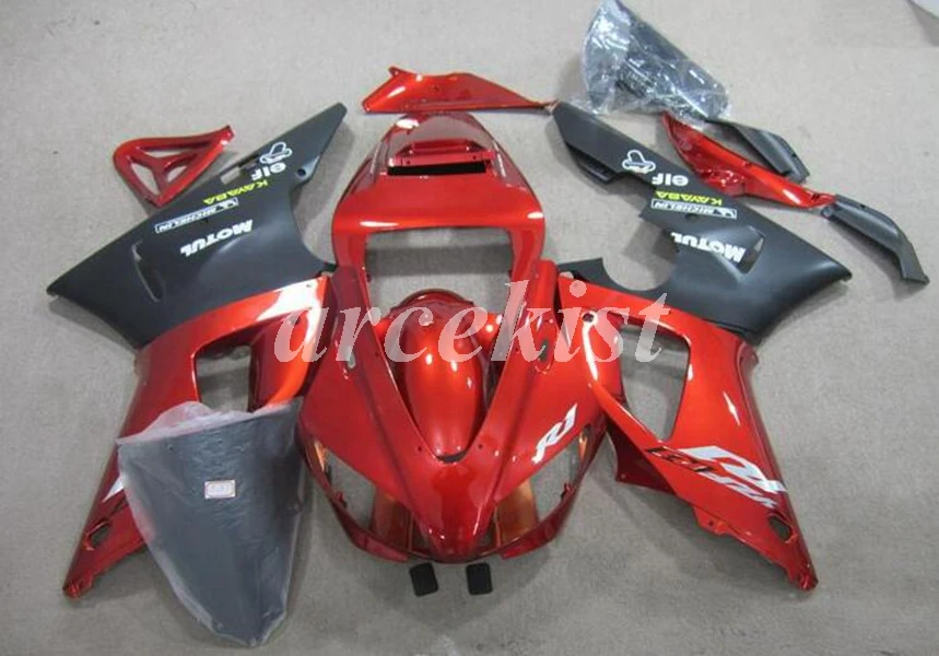 

4 подарка, новый комплект обтекателей из АБС-пластика для YAMAHA YZF-R1 R1 1998 1999 98 99, комплект обтекателей ярко-красного цвета