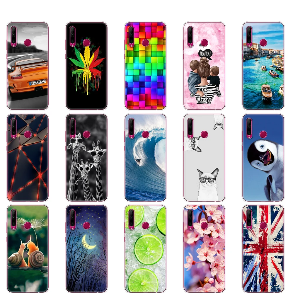 For Honor 10i Case HRY-LX1T Silicone tpu Back Cover Phone Huawei Honor10i 10 i 6.21 inch | Мобильные телефоны и