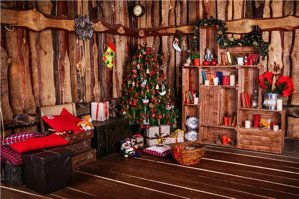 

SHENGYONGBAO Art Fabric Photography Prop Christmas day theme Photo Studio Background Background K91106-07