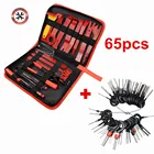 Портативная Автомобильная радиопанель Well Pack 65 шт.компл., зажим для двери, отделка панели, инструменты для снятия звука, инструменты для ремонта, бесплатная доставка