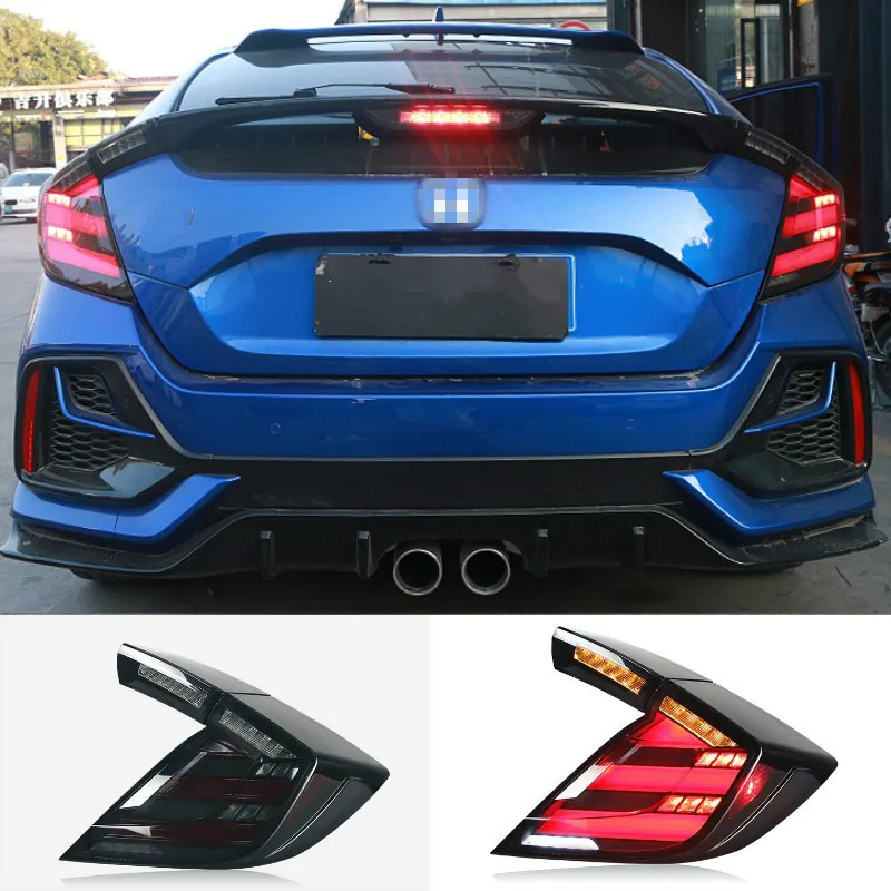 

Car Styling for HONDA CIVIC X 10th Hatchback LED tail light CIVIC LED Rear Lamp DRL+Brake Trunk
