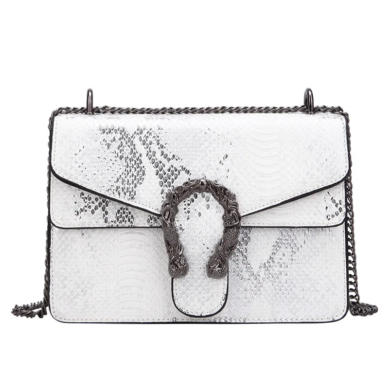 

New Women's Shoulder Bag Spring and Summer Crossbody Bag High Quality Snake Pattern Fashion Design Women's Messenger Bag Bolsos