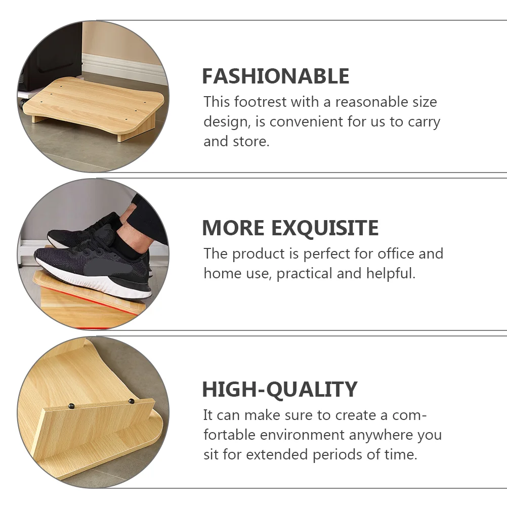 1pc Office Desk Footrest Practical Stepping Foot Stool Household Footstool |