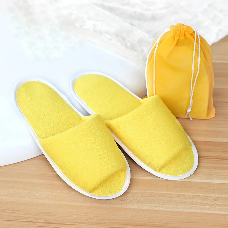 1 пара складные Нескользящие шлепанцы для дома гостиницы | Обувь