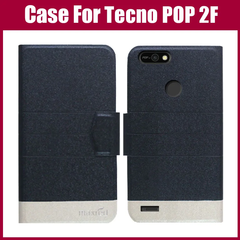 Горячая распродажа! Tecno POP 2F чехол 5 цветов откидной ультратонкий модный кожаный