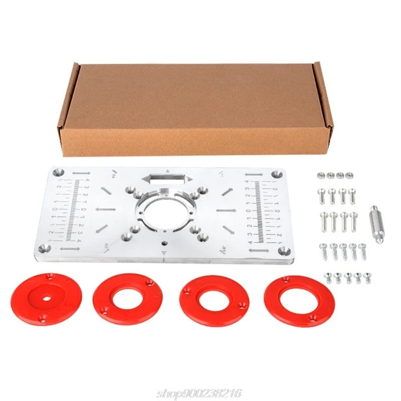 

Table Plate Insert Aluminum Alloy Engraving Router Table Plate Red Board Universal Trimming Machine Flip Board A19 21 Dropship