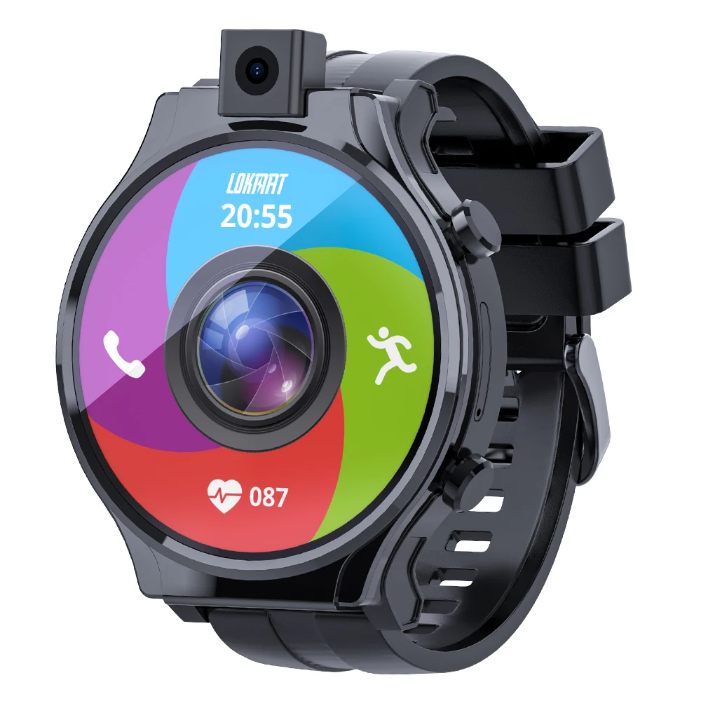 

Смарт-часы LOKMAT APPLLP PRO мужские с поддержкой GPS, 4G, Wi-Fi