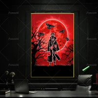 anime naruto itachi uchiha painting posters and prints canvas wall art modular pictures boys living room home decor unique gift