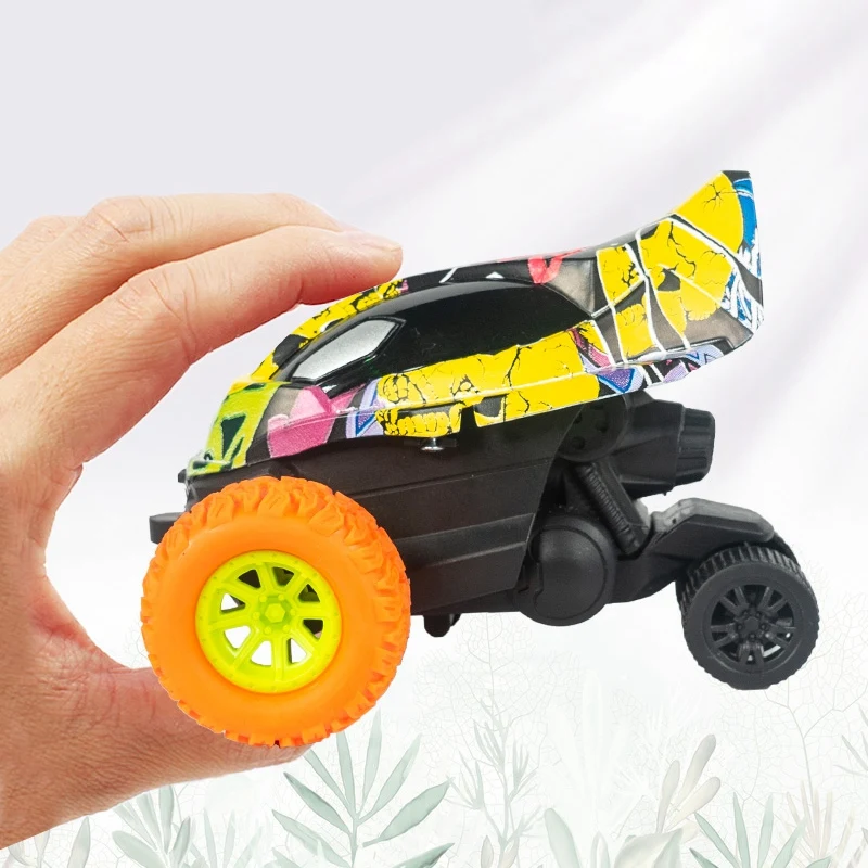 

Mini Inertial Off-Road Vehicle Pullback Kids Toy Car Friction Stunt Car Juguetes Car for Children Gift