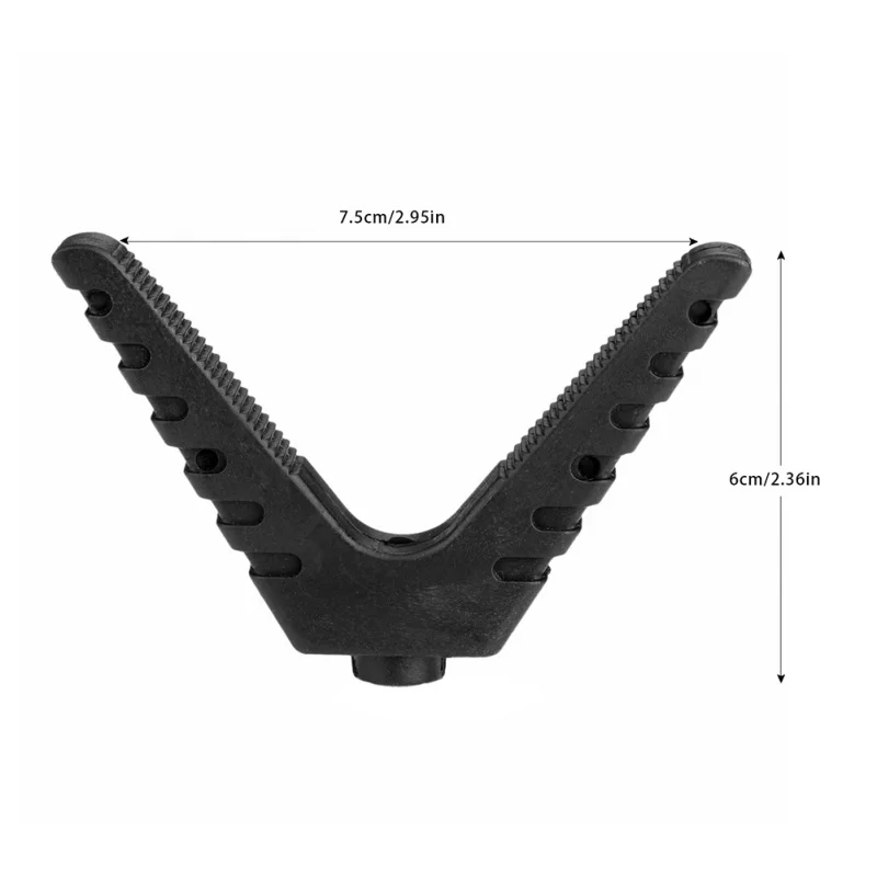 Hunting Shooting Accessories Holder Rack V Shaped Plastic Rest Stick Bracket Tripod Pnewography hot | Gun