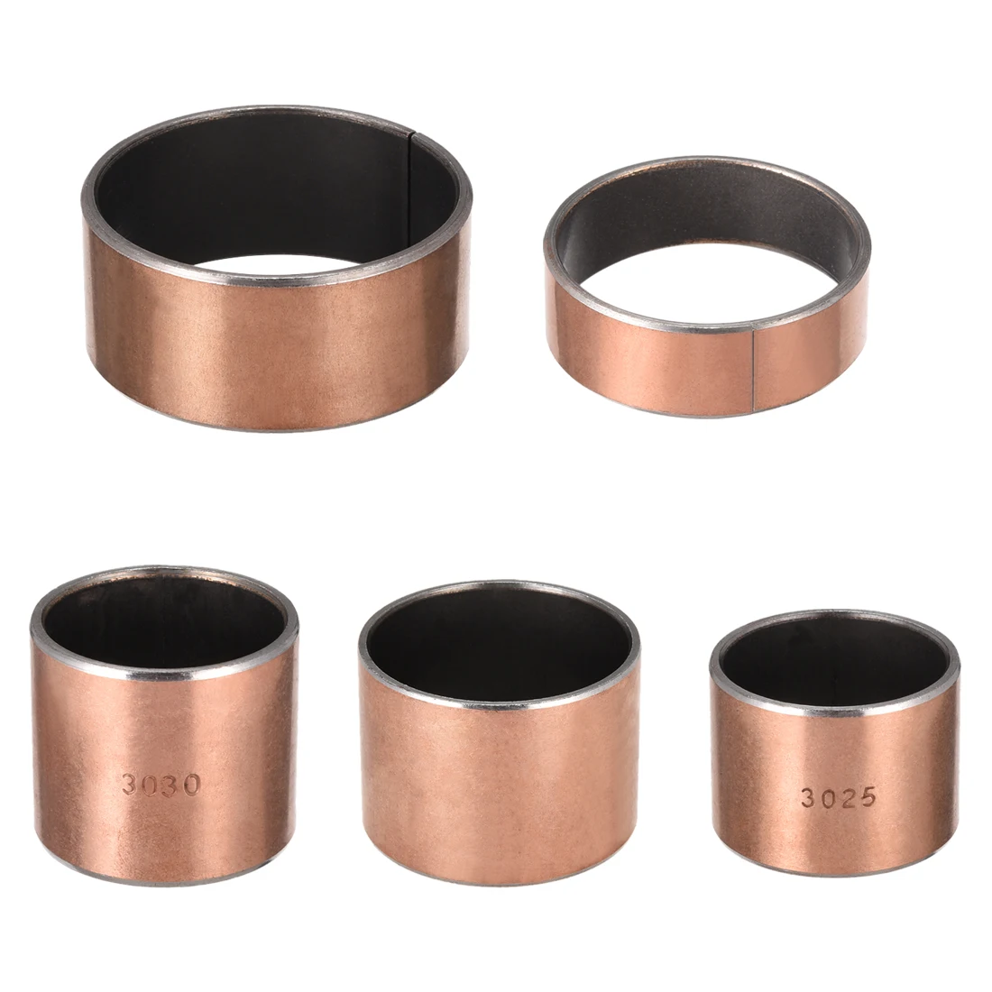 Sleeve Bearing Bushing 30mm 32mm 35mm 40mm 45mm 50mm 55mm 60mm I.D. Wrapped Oilless Self-lubricating Bushings