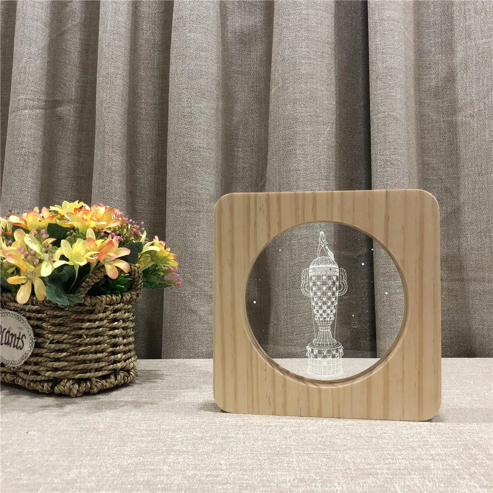 

Trophy Cup 3D LED Arylic Night Lamp Table Light Switch Control Carving Lamp for Children's Room Decorate Dropshipping
