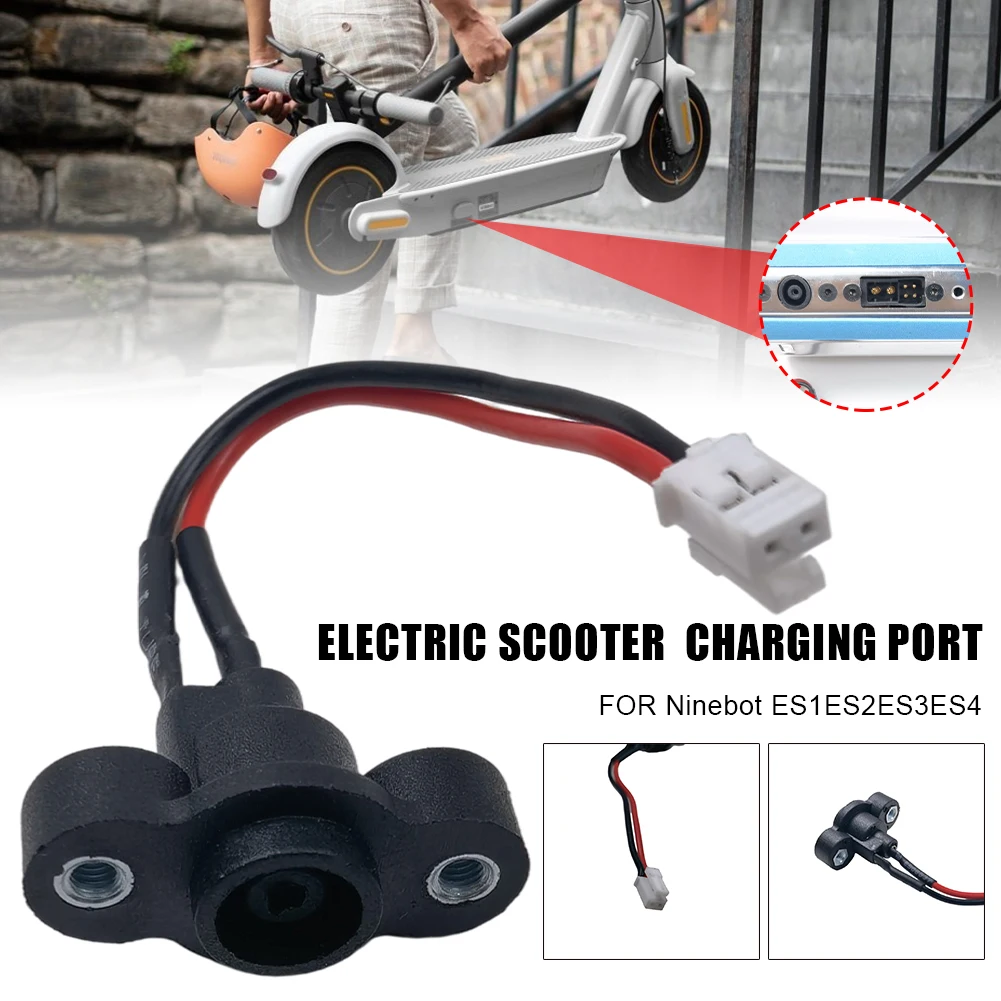 Порт для зарядки электрического скутера с кабелями контроллер порт зарядного
