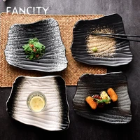 fancity sushi plates cooking plates creative special shaped plates irregular dishes for household use