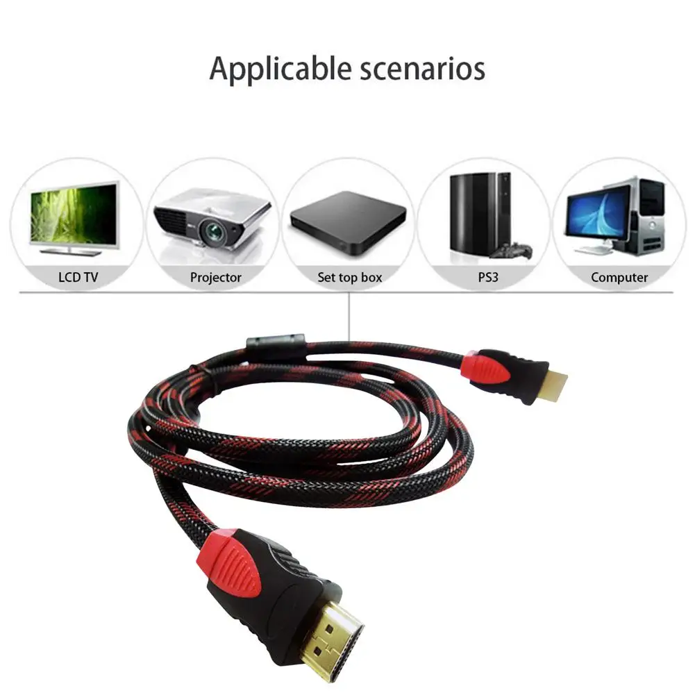 

HDMI-compatible HD Cable Version 1.4 Audio And Video 3d Box Wiring High-Definition Cable Version 1.4 Audio Video Box Wiring