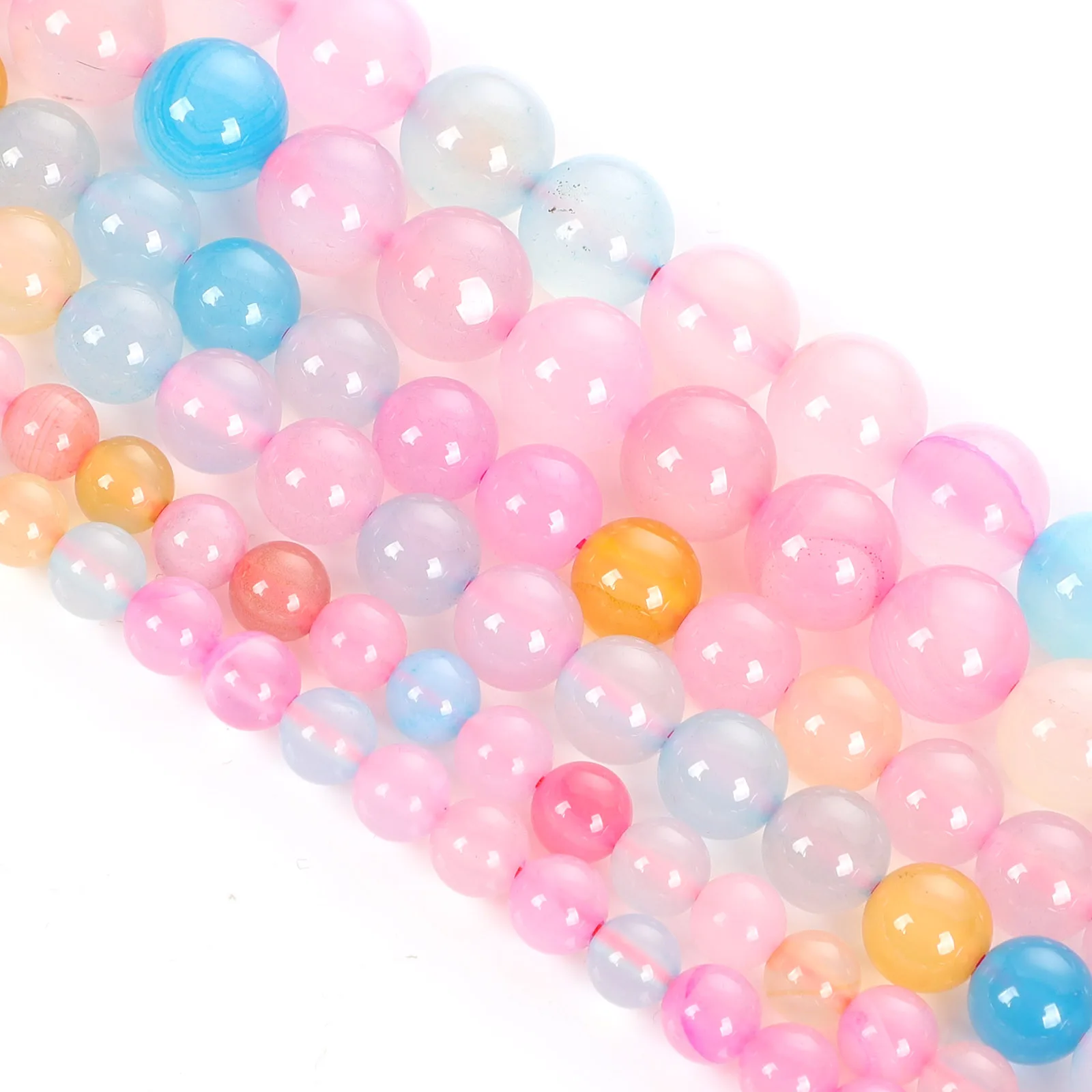 Круглые шарики из натурального камня Morgan Morganite круглые свободные для