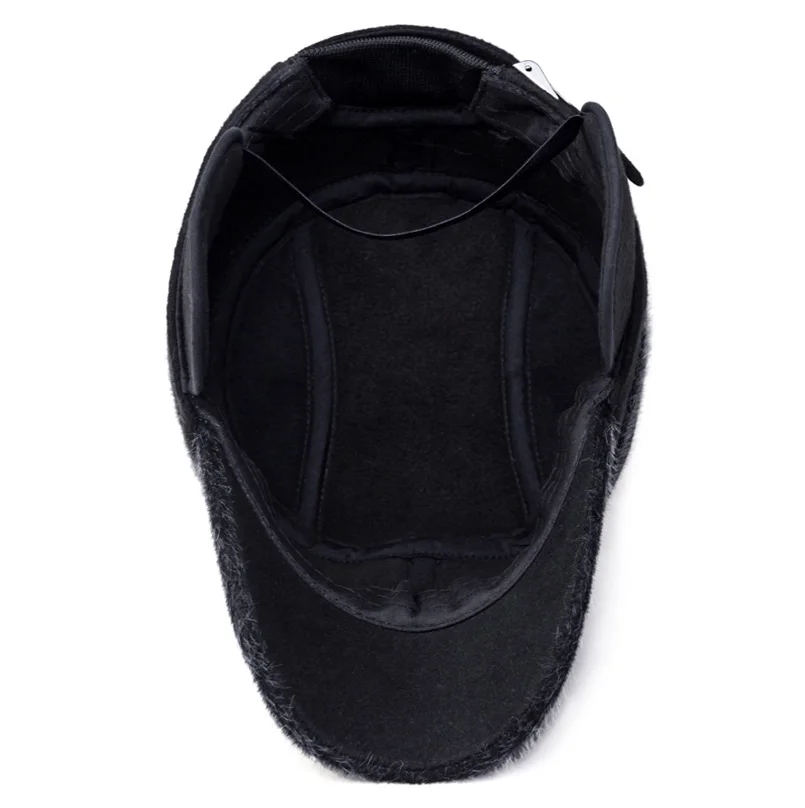 Высокое качество меховая мужская шапка зимняя защита головы шапки Gorras Chapeu модная