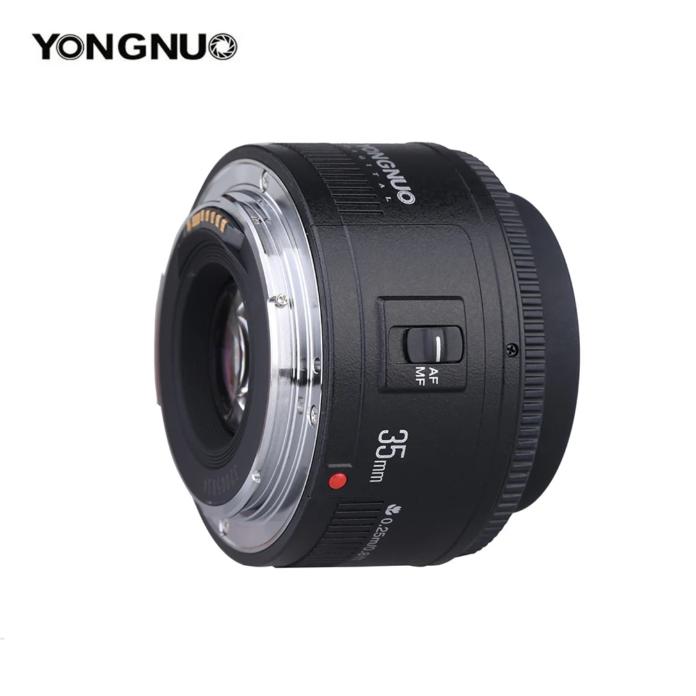 Yongnuo 35 мм YN35mm F2.0 широкоугольный фиксированный/основной объектив с автофокусом для Canon широкоугольный фиксированный объектив с автофокусом 60d 5DII 5D